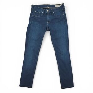 Rag & Bone Skinny Jeans Size 27 Bedford Wash High Rise‎ Stretch Denim
